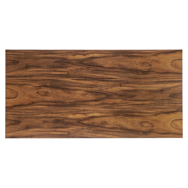 Bernhardt Bernhardt Brasea Suar Wood Dining Table with Sculptural Mahogany Base Lume Finish K2296