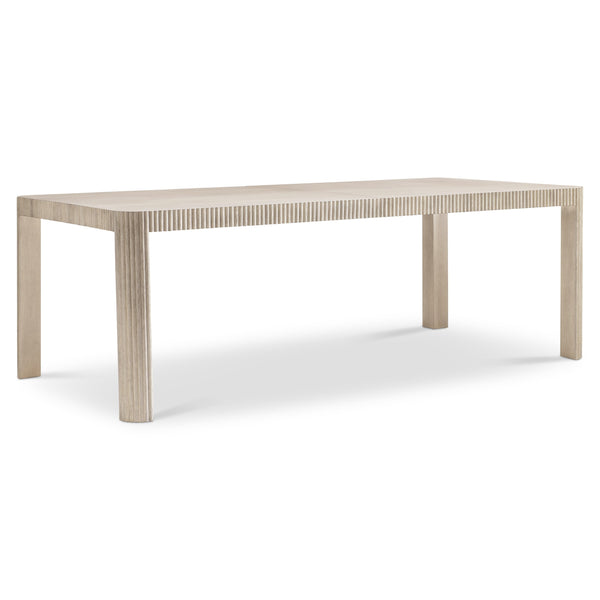 Bernhardt Bernhardt Lucerne Wire-brushed Oak Extendable Dining Table with Reeded Detail 393222