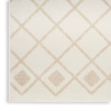 Nourison Grafix GRF37 Machine Made Power-loomed Borderless Design Indoor Only Bohemian Farmhouse Rug Ivory Beige, Ivory Beige 100% Polypropylene 99446935984