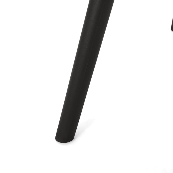 English Elm Christopher Knight Home® - POSEY Chair - Weather-Resistant Polypropylene Outdoor Dining Chair with Perforated Diamond Mesh Design for Durable Style Black 27.5 L x 21.5 W x 20.2 H 69067.00