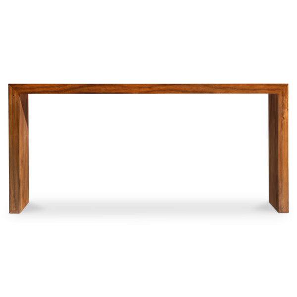 Bernhardt Bernhardt Brasea Solid Suar Wood Console Table with Organic Grain Lume Entryway Accent 394910