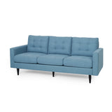 Christopher Knight Home® - Noble House - Jenny Contemporary Tufted Fabric 3-Seater Sofa