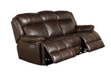Parker House Parker Living Eclipse - Florence Brown Power Reclining Sofa Florence Brown Top Grain Leather with Match (X) MECL#832PH-FBR