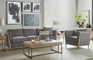 A.R.T. Furniture North Side Cocktail Table - Transitional Lift-top Design With Storage, Flaxen Bronze Frame & Style Brown Parrawood Solids,Quarter Figured,Fiddle Ash Veneer,Metal 269300-2556