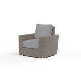 Coronado Club Chair in Canvas Granite w/ Self Welt SW2101-21-5402 Sunset West