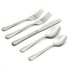 Lenox Oneida Tress 50 Piece Everyday Flatware Set, Service for 8 Metallic, STAINLESS METAL H081050ABL