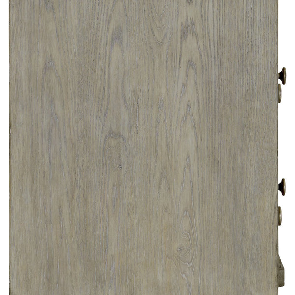 Bernhardt Bernhardt Albion Dresser In Worn Pewter Finish — 9 Soft-Close Drawers, Knotty White Oak Craftsmanship 311052