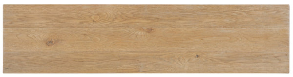 Hooker Furniture Driftwood Rustic Sideboard Buffet With Self-Closing Drawers, Removable Silverware Tray, Oak Finish Light Wood 6820-75900B-80