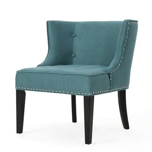 Christopher Knight Home® - Noble House - Adelina Contemporary Upholstered Accent Chair with Nailhead Trim