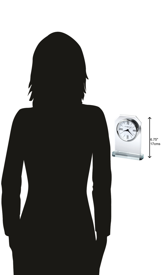 Hekman Furniture 645823 Quincy Tabletop Clock - Elegant Glass Design, Quartz Movement, Perfect For Home Or Office Decor  Quincy Tabletop Clock 645823