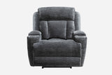 Parker House Parker Living Dalton - Lucky Charcoal Power Recliner Lucky Charcoal 100% Polyester (S) MDAL#812PH-LCH