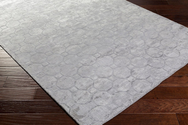 Surya Wyndham 2' X 3' Handmade Viscose & Cotton Rug - Soft, Durable, Unique Design For Any Room Decor Gray Viscose,Cotton Wyd2001-46