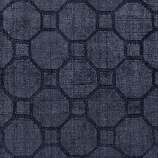 Surya Wyndham 2' X 3' Handmade Viscose & Cotton Rug - Soft, Durable, Unique Design For Any Room Decor Ink Blue Viscose,Cotton Wyd2002-23