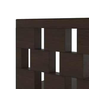 A.R.T. Furniture Verge Handcrafted Walnut Rectangular Cocktail Table - Modern Geometric Design with Practical Storage 337300-1960