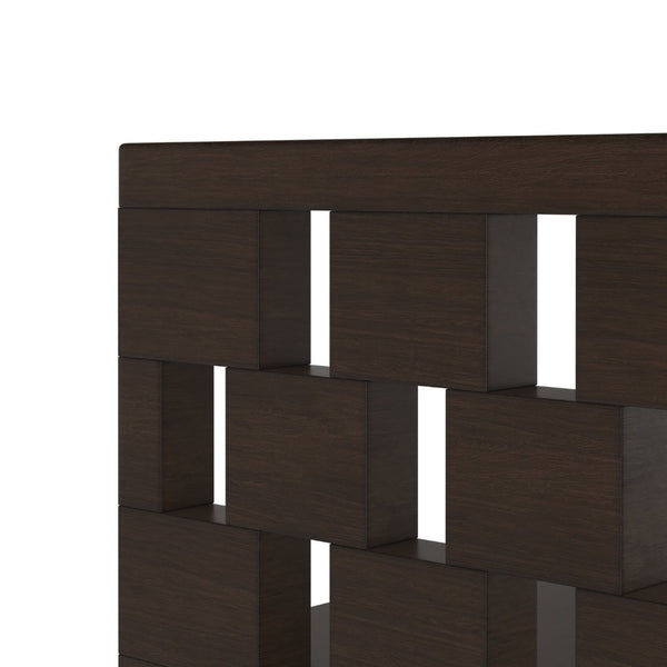 A.R.T. Furniture Verge Handcrafted Walnut Rectangular Cocktail Table - Modern Geometric Design with Practical Storage 337300-1960