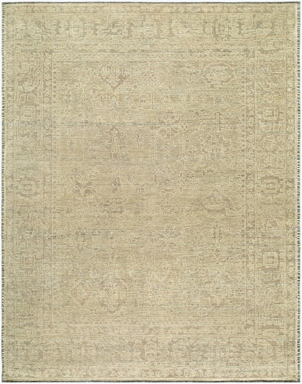 Surya Wyoming Hand Knotted Wool Accent Rug Traditional Pattern for Entryway or Bedside 6' x 9' Rectangle WYG2301-69