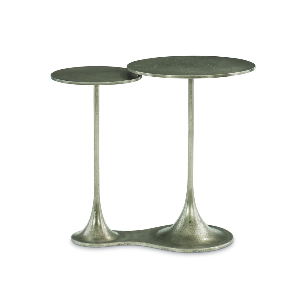 Bernhardt Bernhardt Circlet Bunching End Tables — Sculptural Cast Aluminum Tulip Pair In Graphite, Durable Design 382158
