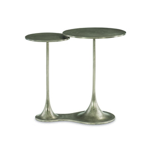 Bernhardt Bernhardt Circlet Bunching End Tables — Sculptural Cast Aluminum Tulip Pair In Graphite, Durable Design 382158