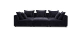 Parker House Parker Living Recess - Reptile Blue 5 Piece Modular Sectional Reptile Blue 100% Polyester SREC-PACK5A-RPBL