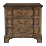 Revival Row 3-Drawer Nightstand Brown with Village Lane Finish P348140 Pulaski Furniture