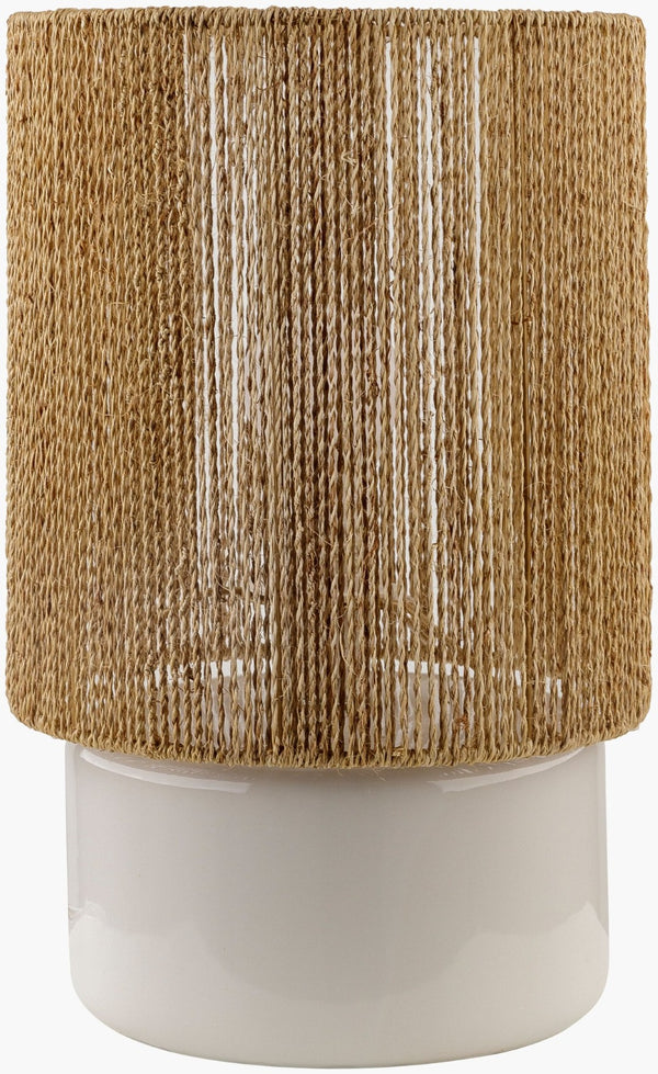 Livabliss Wayland Ceramic Base Table Lamp with Paper Shade for Nightstand or Console WYL-001