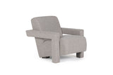 VIG Furniture Modrest Wylie - Modern Light Grey-Beige Fabric Accent Chair VGMY-2543-2-GRY-42