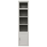 Parker House Catalina 22 In. Open Top Bookcase Cottage White Poplar Solids / Birch Veneers CAT#420