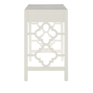 Homelegance By Top-Line Danika 2-Drawer Writing Desk White MDF