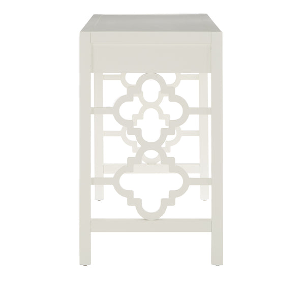 Homelegance By Top-Line Danika 2-Drawer Writing Desk White MDF