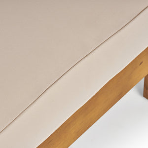 English Elm Christopher Knight Home® - Brava Club Chair - Mid-Century Modern Outdoor Seating With Water-Resistant Cushions & Acacia Frame 65545.00BGE