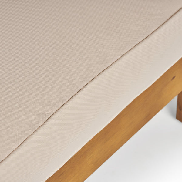 English Elm Christopher Knight Home® - Brava Club Chair - Mid-Century Modern Outdoor Seating With Water-Resistant Cushions & Acacia Frame 65545.00BGE