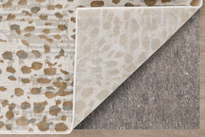 Feizy Rugs Waldor Modern Elegance High-low Pile Rug In Gold, Ivory & Gray - Perfect For Chic Home Decor Brown,Ivory,Tan Polypropylene,Polyester 7353837fbge000f05