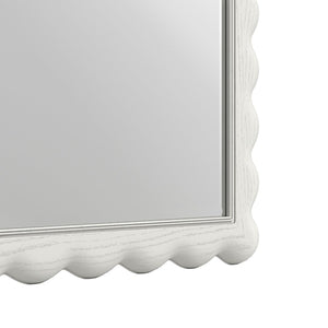 A.R.T. Furniture Haven Full-Length Mirror with Scalloped Frame - Enchanting Cottage Charm for Any Space 339129-2367