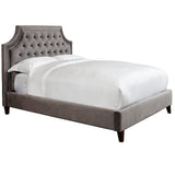Parker House Parker Living Sleep Jasmine - Flannel California King Bed Flannel Grey 100% Polyester (W) BJAS#9500-2-FLN