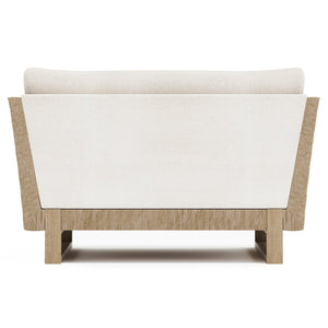 Bernhardt Bernhardt Praia Outdoor Chair With Teak Legs, All-Weather Woven Frame & Plush Removable Cushions - Made to Order O5453A