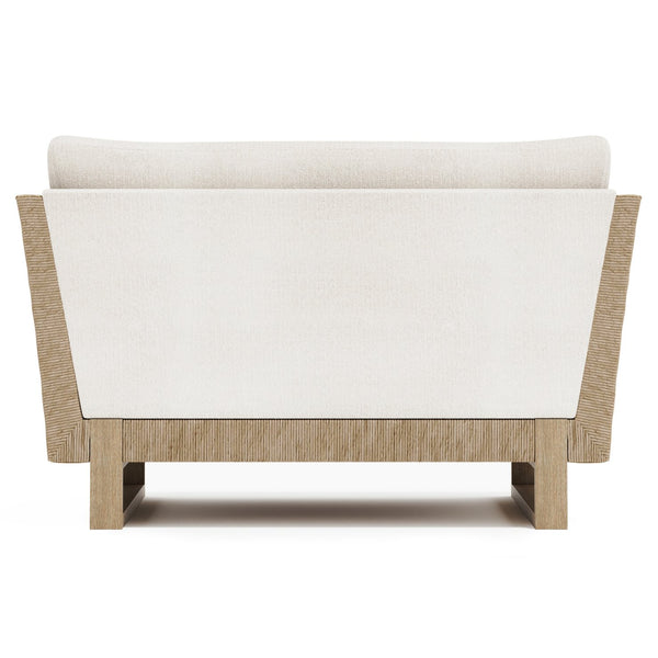 Bernhardt Bernhardt Praia Outdoor Chair With Teak Legs, All-Weather Woven Frame & Plush Removable Cushions - Made to Order O5453A