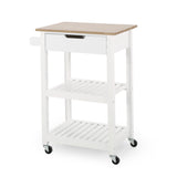 Christopher Knight Home® - Noble House - Dade Kitchen Cart with Wheels