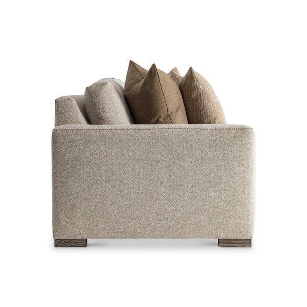 Bernhardt Bernhardt Vaughn Fabric Sofa With Stitched “X” Track Arms, Deep Cushions, Box-Edge Pillows — Custom Upholstery Options (Made-To-Order) P1097A