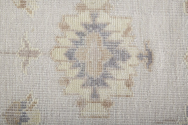 Feizy Rugs Wendover Eco-friendly Hand-knotted Low Pile Oriental Floral Rug For Timeless Indoor & Outdoor Style Ivory,Orange Pet Wnd6846fslv000f00