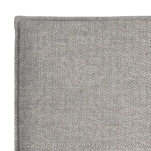 Bernhardt Bernhardt Menton King Panel Bed — Upholstered Modernist Headboard, Butterfly Flange & Sutton Feet (96) K2052