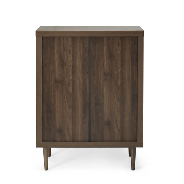 English Elm Christopher Knight Home® - NORDIC Walnut 4-Drawer Chest with Faux Wood MDF & Rubberwood Legs — Durable, Stylish Storage, 31" W 71145.00WALN
