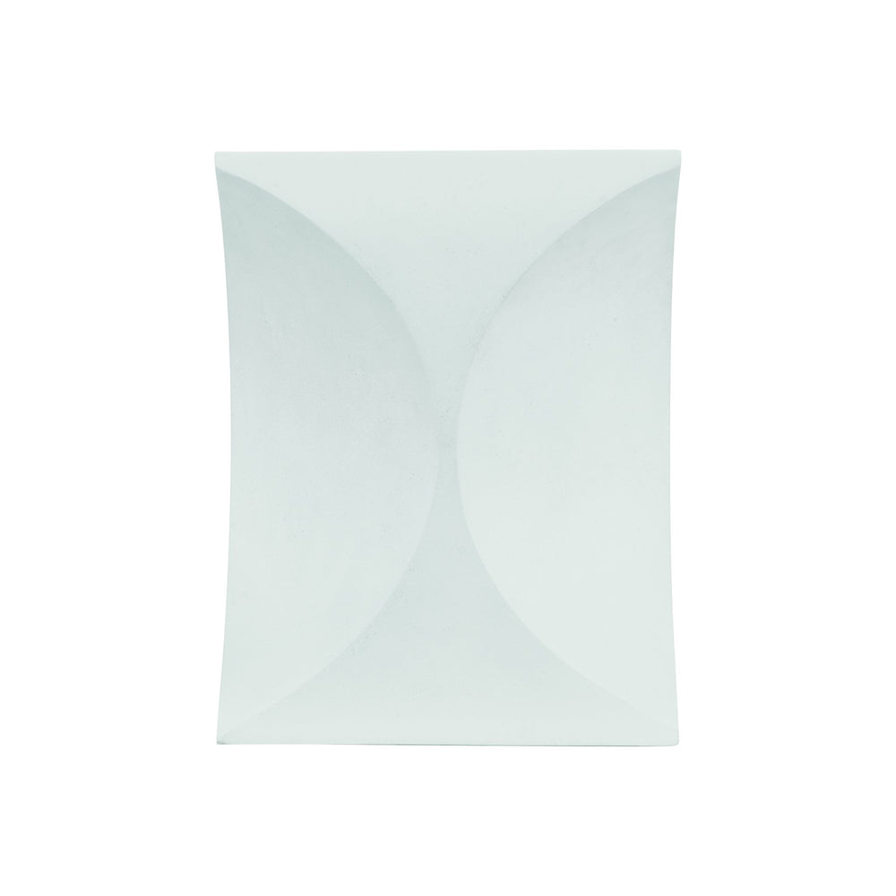 Bernhardt Bernhardt Sculptural Millim Outdoor Bunching Table — Hourglass Stonecast Side Table, Durable Patio Accent X01154