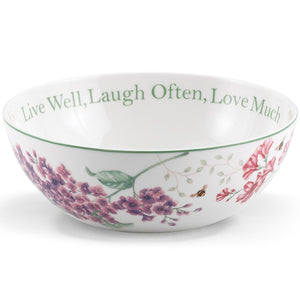 Lenox Butterfly Meadow Large Serving Bowl Multi, WHITE PORCELAIN 811432