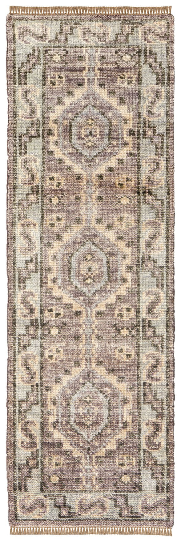 Feizy Rugs Fillmore Hand-knotted Wool Rug - Elegant Traditional Design With Rich Colors For Timeless Style Brown,Gray Wool Fil6943fbrngryi11