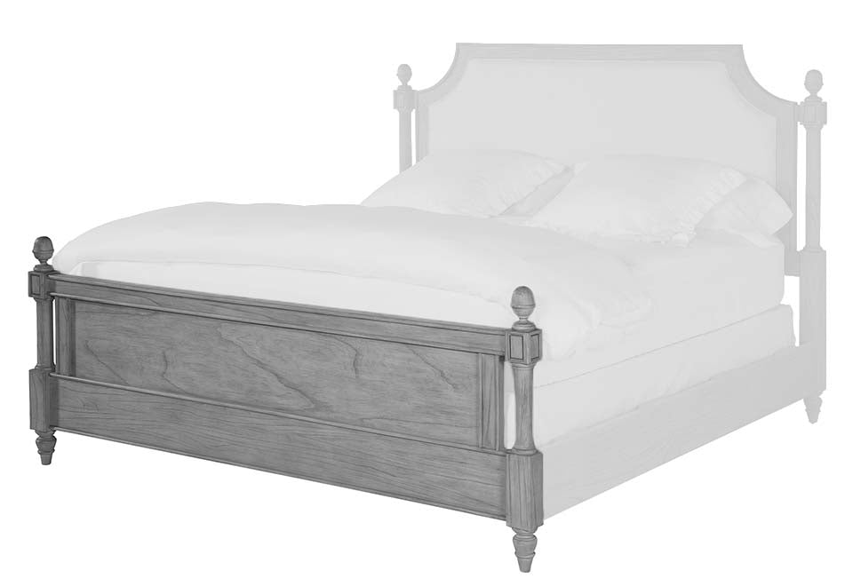 Hekman Furniture 25471f Upholstered King Footboard By  - Stylish And Durable Design For Your Bedroom Wellington Java Upholstered King Footboard 25471f
