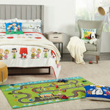 Nourison PeanutsPnt11 Cozy Home CH020 Machine Made Power-loomed Borderless Design Indoor Only Kids & Tween  Rug Multicolor, Multicolor 100% Polyester 99446857514