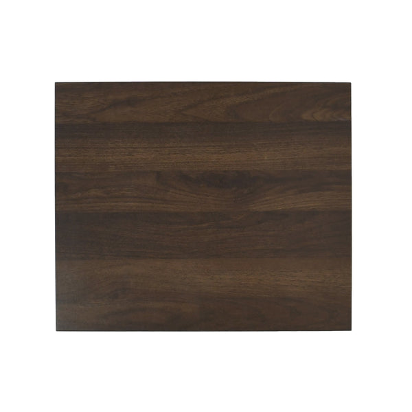 English Elm Christopher Knight Home® - 2-DRAWER Nightstand with Faux Wood Finish and Rubberwood Legs, Compact Storage Nightstand with Knob Handles Walnut 72037.00WALN