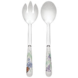 Butterfly Meadow Elegant 2-Piece Porcelain Serving Set with Vibrant Floral Design