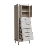 Zoey Swivel Lingerie Chest Silver P344122 Pulaski Furniture