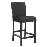 Saber Nailhead Velvet Upholstered Chairs (Set of 2)